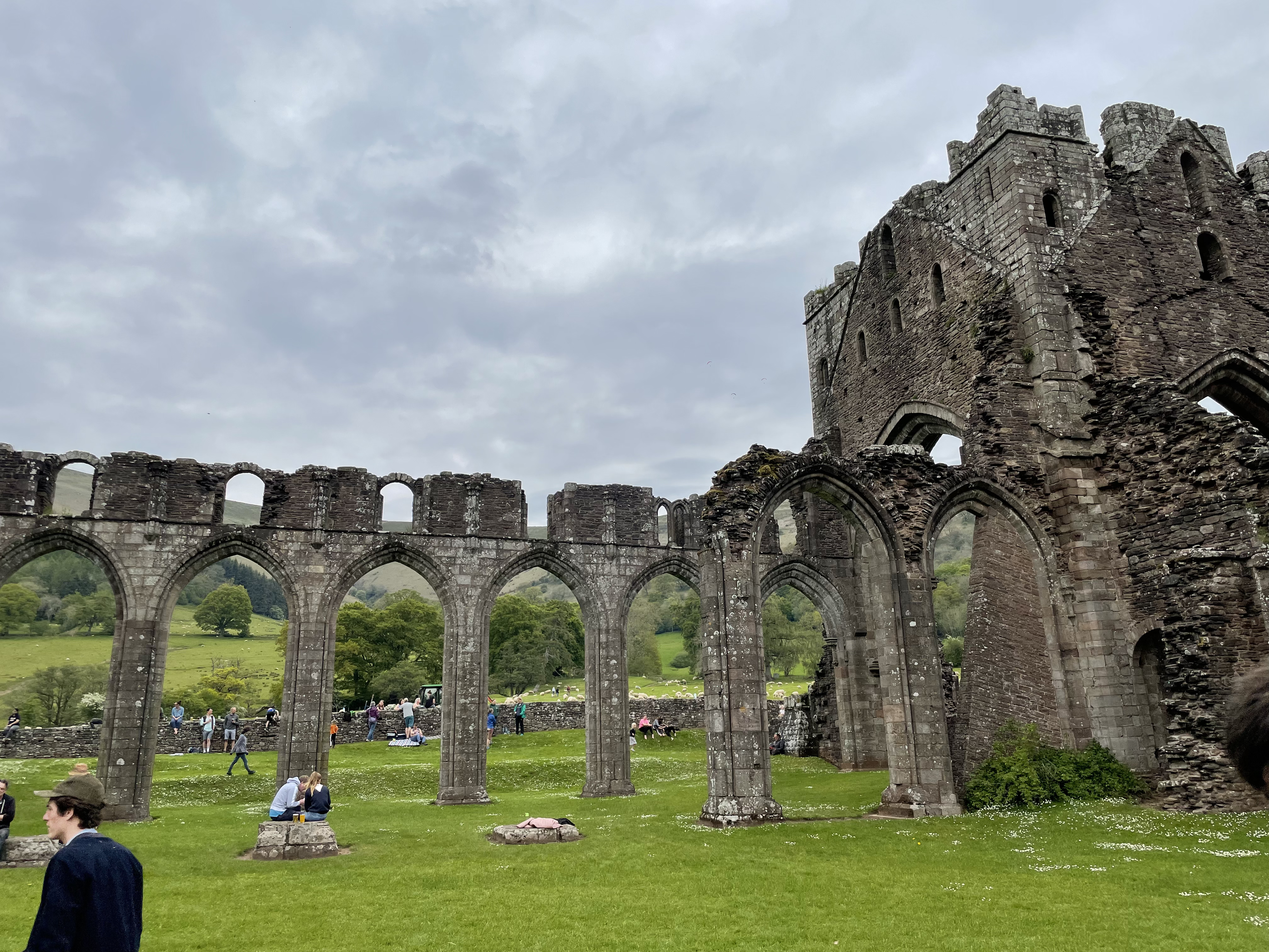 Historic abbey ruins